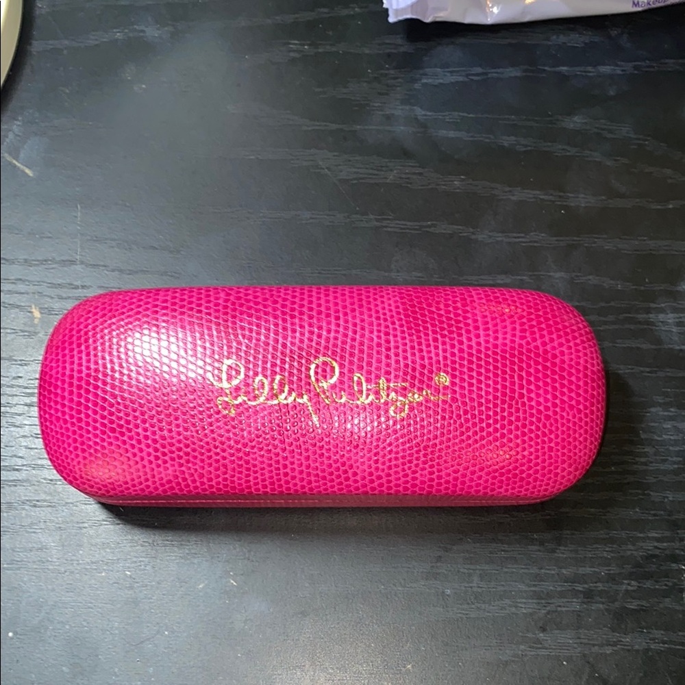 Lilly Pulitzer Pink Sunglass Case